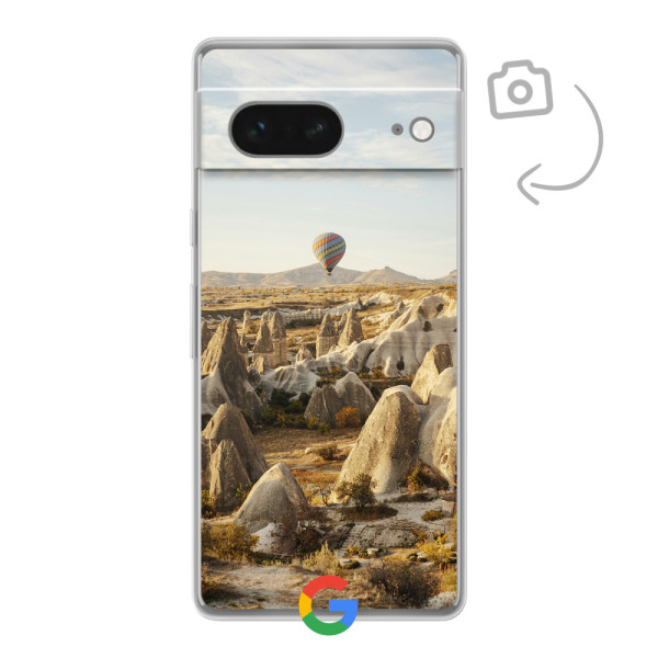 Funda de teléfono con impresión trasera suave para Google Pixel 7