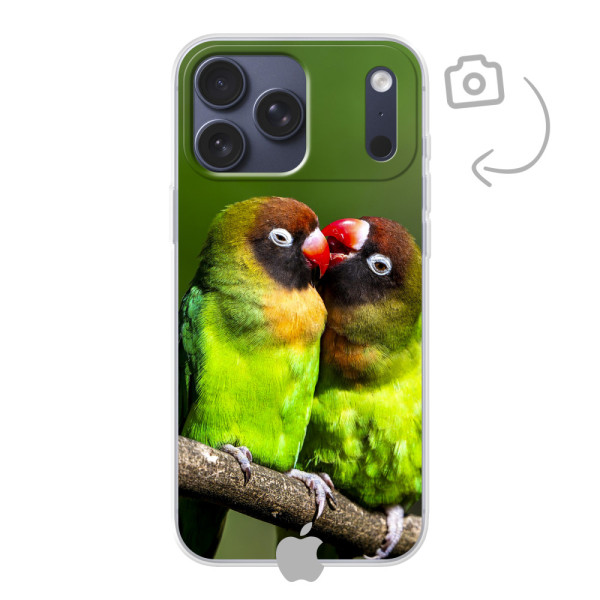 Funda de teléfono con impresión trasera suave para iPhone 17 Pro Max