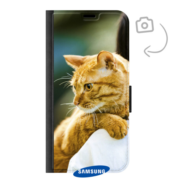 Funda billetera con estampado frontal para Samsung Galaxy A17 4G/A17 5G