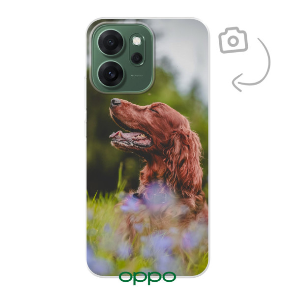 Funda de teléfono con impresión trasera suave para Oppo Reno14 F