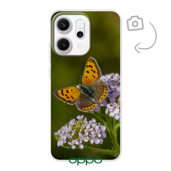 Funda de teléfono con impresión trasera suave para Oppo Reno14 Pro