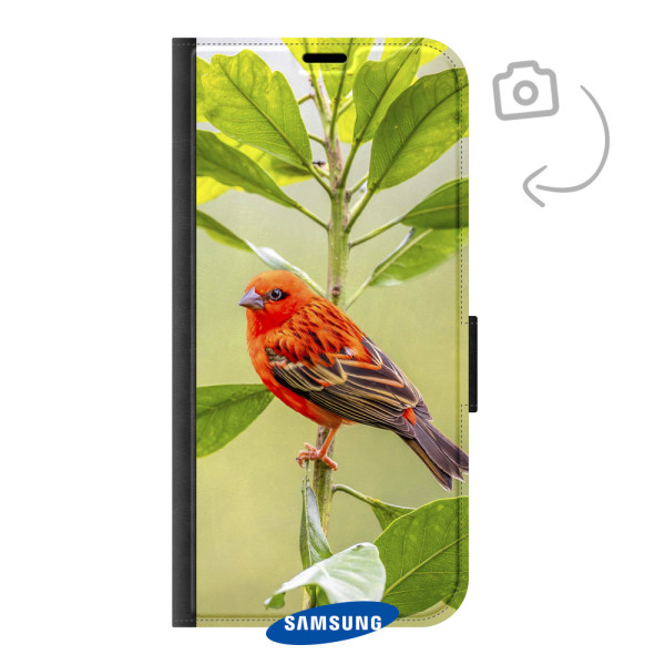 Funda billetera con estampado frontal para Samsung Galaxy S25 FE