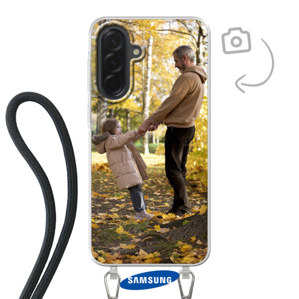 Funda de teléfono con cable para Samsung Galaxy A36/A56