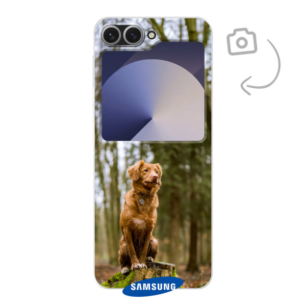 Funda rígida impresa en la parte posterior para Samsung Galaxy Z Flip6/Flip7 FE