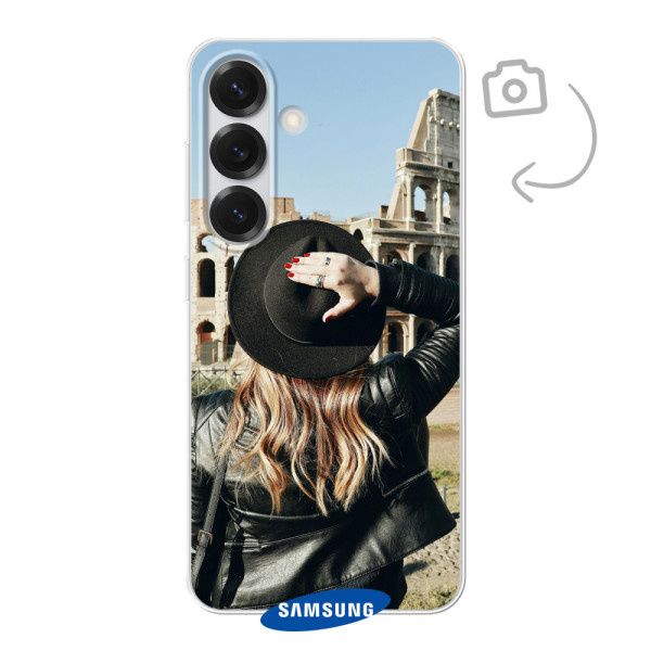 Funda rígida impresa en la parte posterior para Samsung Galaxy S25