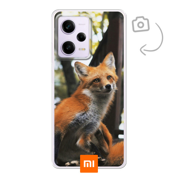 Funda de teléfono con impresión trasera suave para Xiaomi Redmi Note 12/Redmi Note 12R