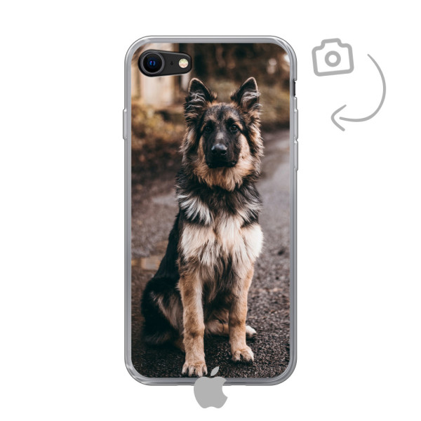 Funda de teléfono con impresión trasera suave para iPhone 7/8