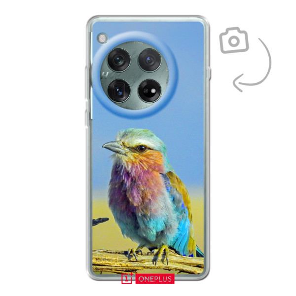 Funda de teléfono con impresión trasera suave para OnePlus 12r/Ace 3