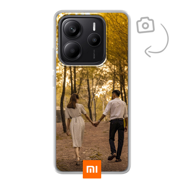 Funda de teléfono con impresión trasera suave para Xiaomi Redmi Note 14 5G