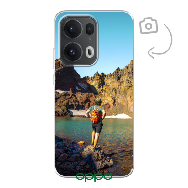 Funda de teléfono con impresión trasera suave para Oppo Reno13 Pro