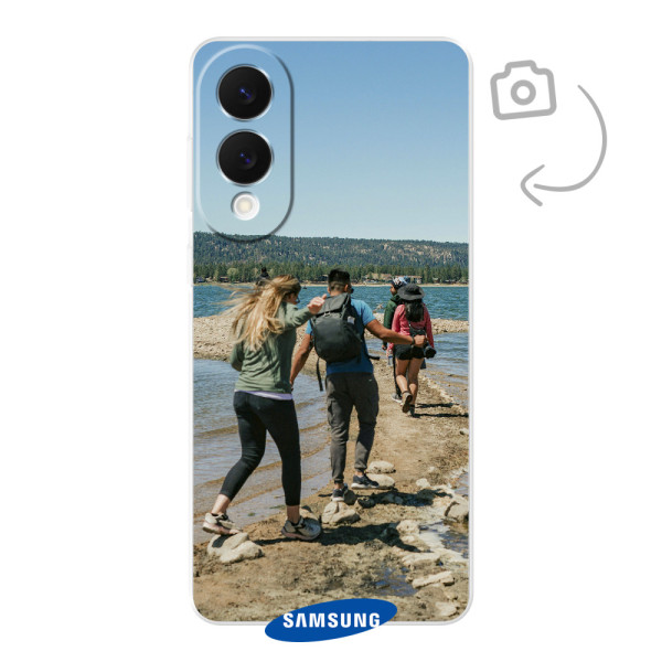 Funda de teléfono con impresión trasera suave para Samsung Galaxy S25 Edge