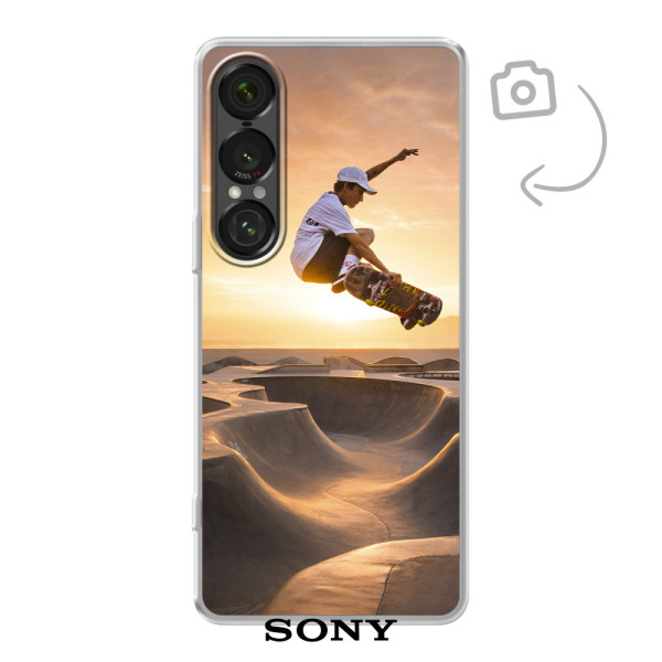 Funda de teléfono con impresión trasera suave para Sony Xperia 1 VII