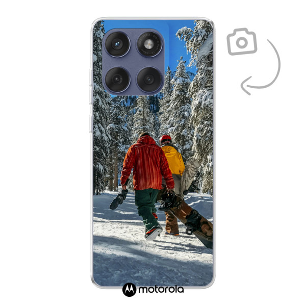 Funda de teléfono con impresión trasera suave para Motorola Edge 60/60 Fusion/60s