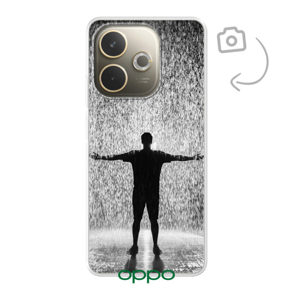 Funda de teléfono con impresión trasera suave para Oppo A5 Pro