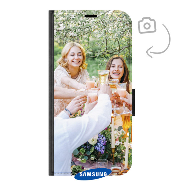 Funda billetera con estampado frontal para Samsung Galaxy S24 Plus