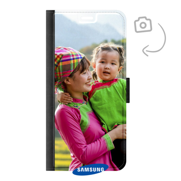 Funda billetera con estampado frontal para Samsung Galaxy S8