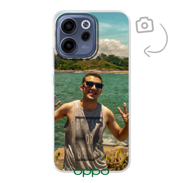 Funda de teléfono con impresión trasera suave para Oppo Reno15 F
