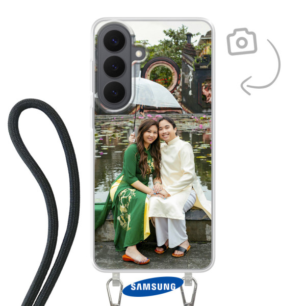 Funda de teléfono con cable para Samsung Galaxy S26