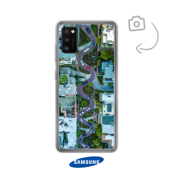 Funda de teléfono con impresión trasera suave para Samsung Galaxy A41