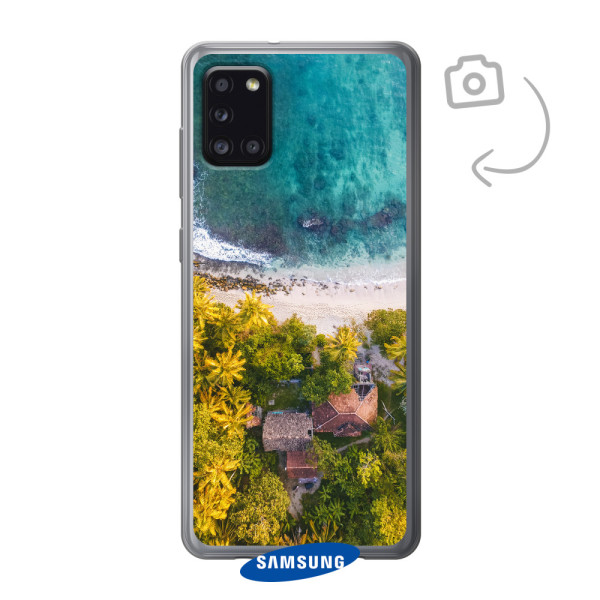 Funda de teléfono con impresión trasera suave para Samsung Galaxy A31