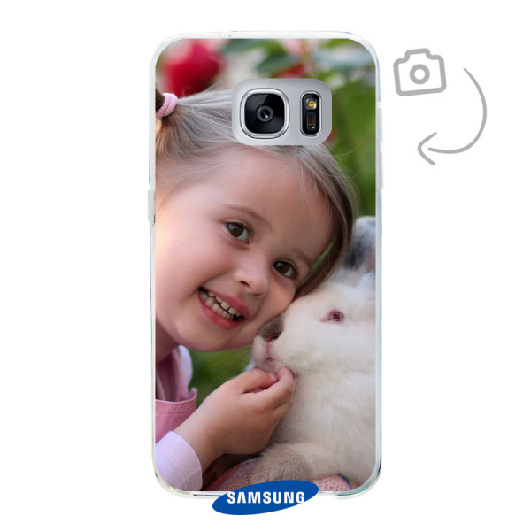 Funda de teléfono con impresión trasera suave para Samsung Galaxy S7