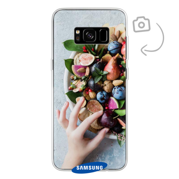 Funda de teléfono con impresión trasera suave para Samsung Galaxy S8