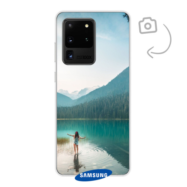 Funda de teléfono con impresión trasera suave para Samsung Galaxy S20 Ultra/S20 Ultra 5G