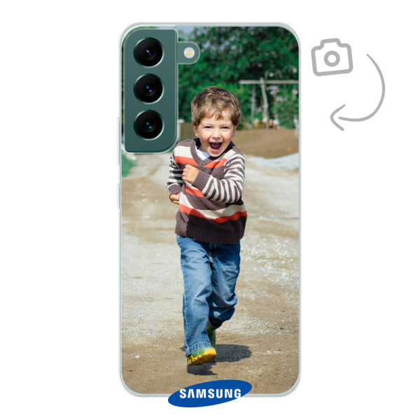 Funda de teléfono con impresión trasera suave para Samsung Galaxy S22