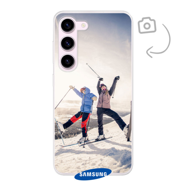 Funda de teléfono con impresión trasera suave para Samsung Galaxy S23