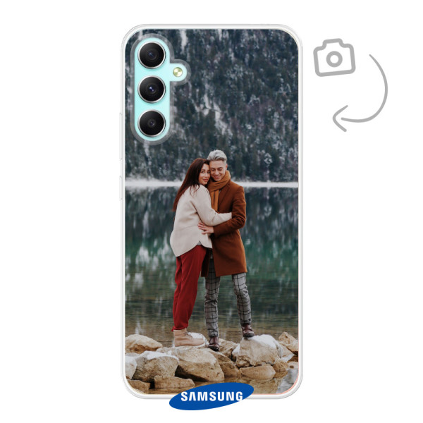 Funda de teléfono con impresión trasera suave para Samsung Galaxy A34