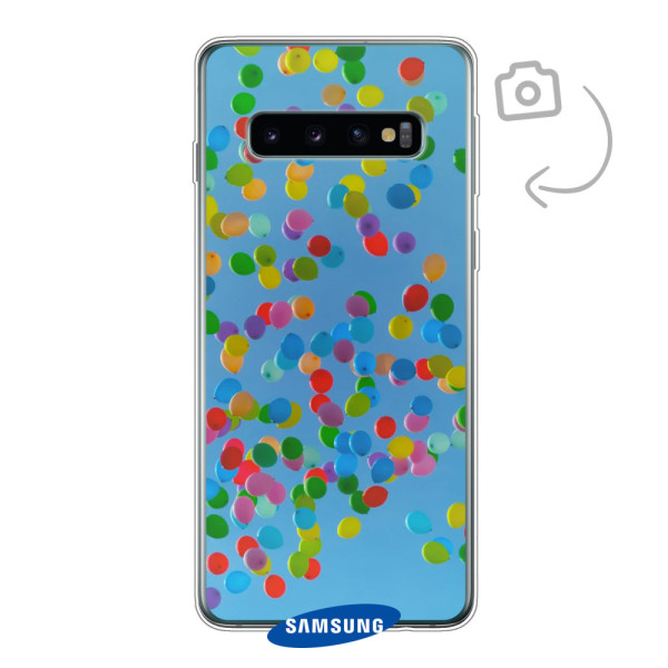Funda de teléfono con impresión trasera suave para Samsung Galaxy S10