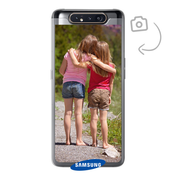 Funda de teléfono con impresión trasera suave para Samsung Galaxy A80