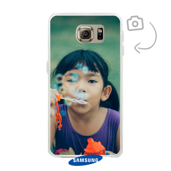 Funda de teléfono con impresión trasera suave para Samsung Galaxy S6