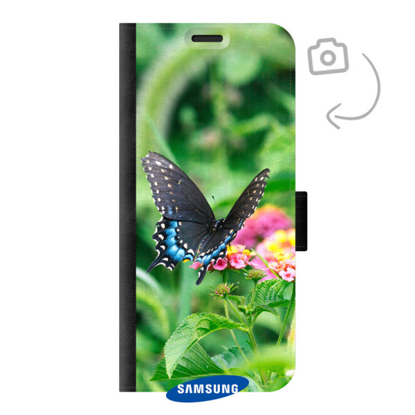 Funda billetera con estampado frontal para Samsung Galaxy S21 Plus 5G