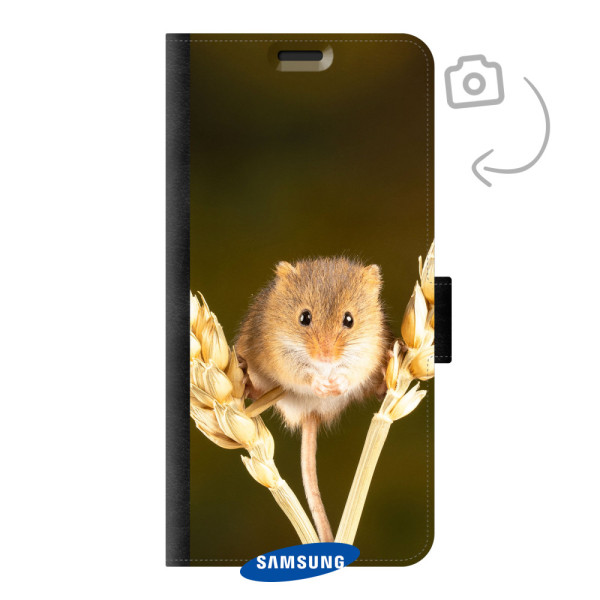 Funda billetera con estampado frontal para Samsung Galaxy S23 Plus