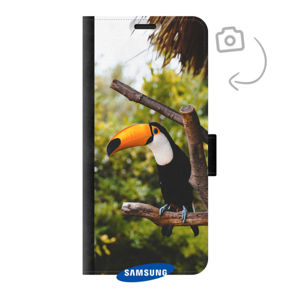 Funda billetera con estampado frontal para Samsung Galaxy S21 Ultra 5G