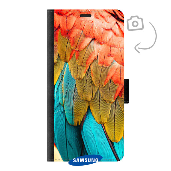 Funda billetera con estampado frontal para Samsung Galaxy S23 Ultra