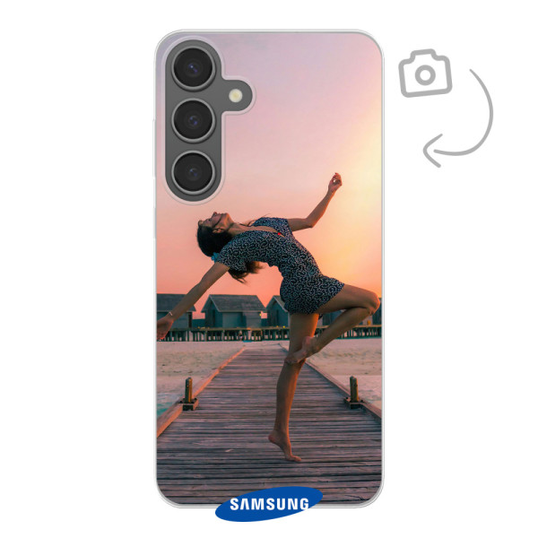 Funda de teléfono con impresión trasera suave para Samsung Galaxy S24 Plus