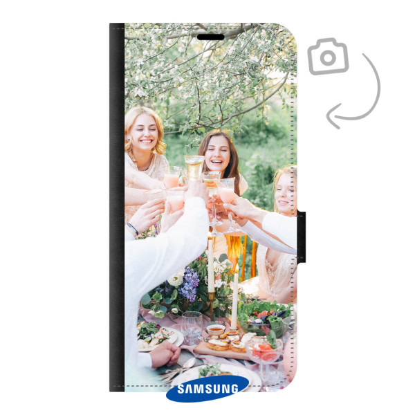 Funda billetera con estampado frontal para Samsung Galaxy S24 Plus