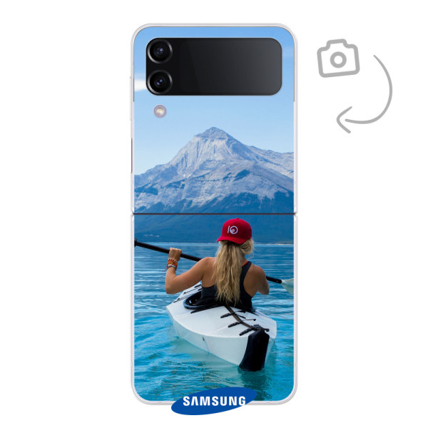 Funda de teléfono con impresión trasera suave para Samsung Galaxy Z Flip4