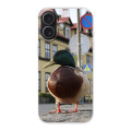 Funda de teléfono con impresión trasera suave para iPhone 17